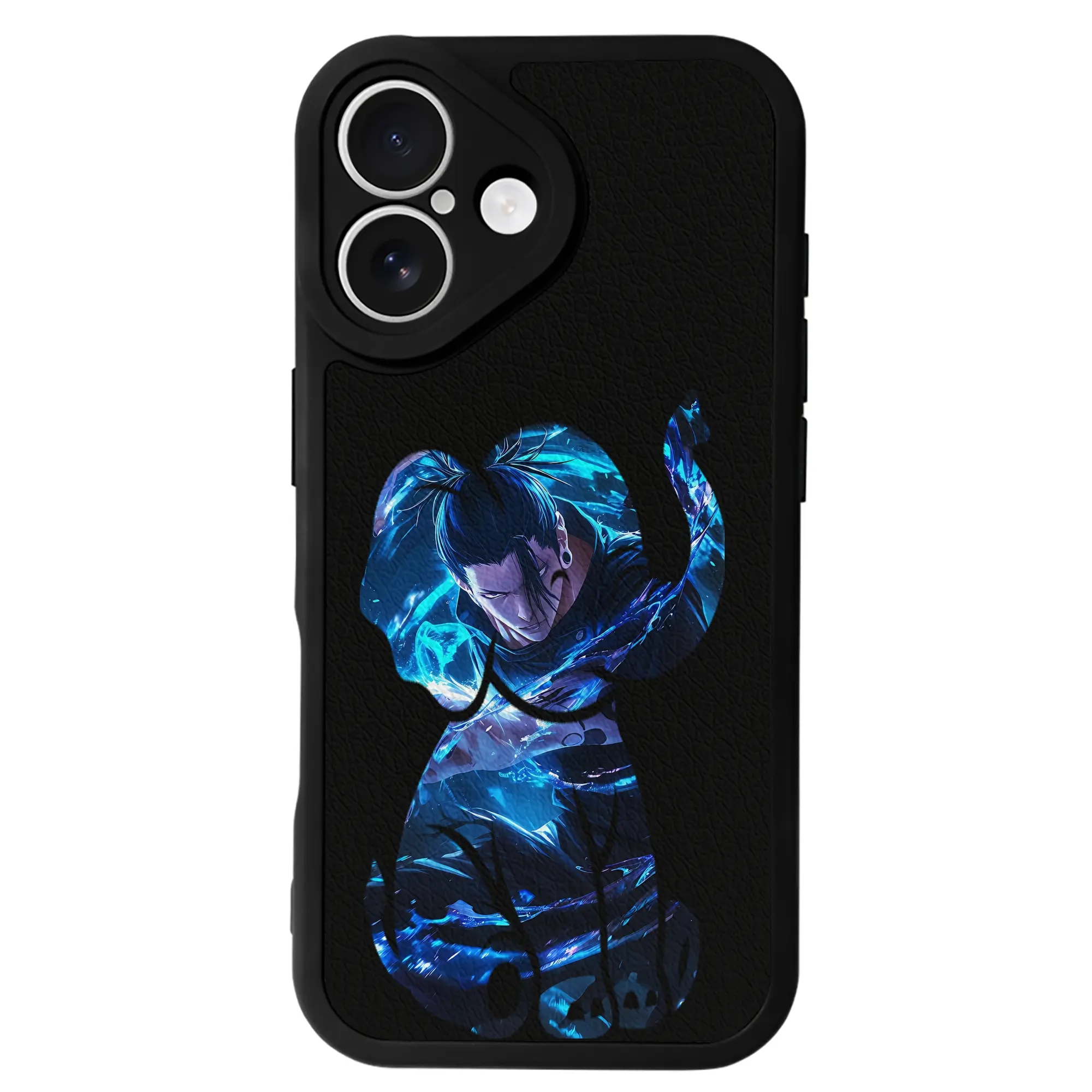 呪術廻戦 グッズ,夏油 傑 - IPhone 16シリーズ対応 ・ シリコンスマホケース ・ レザー調 ・ 高精度フィット ・ 耐衝撃 ・ ワイヤレス充電対応 ・ 精密カット